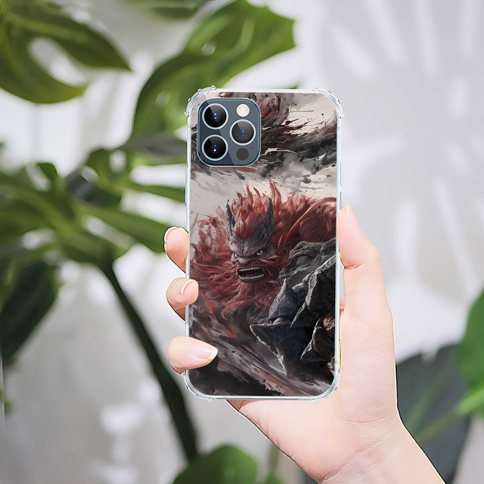 （画像用） Ne Zha 2 ナタ 魔童の大暴れ 【iPhone 12シリーズ対応】透明スマホケース（クリアソフトケース）